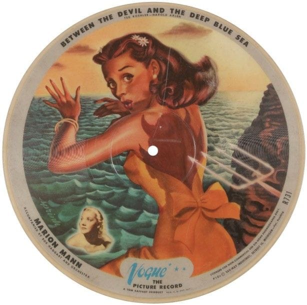 MARION MANN

78 T Picture disque VOGUE R 731 «You Took Advantage Of Me»
VG-