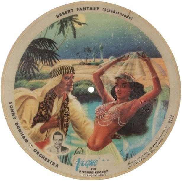 SONNY DUNHAM

78 T Picture disque VOGUE R 774 «Desert Fantasy»
VG