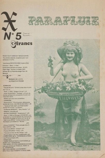 PARAPLUIE
Magazine N°5, 1972
Bon état Un petit bout manque sur la couverture Papier avec quelques rousseurs