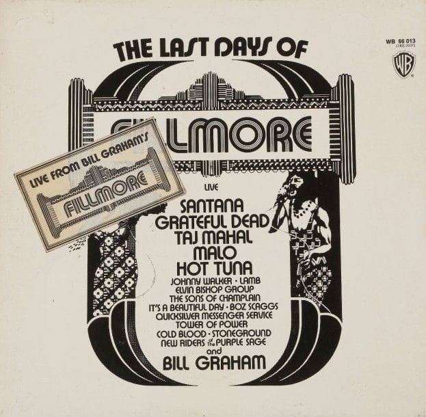 FILLMORE FESTIVAL
Coffret de 3 disques vinyles 33 T «The Last Days» Inclus Tickets + Affiche & Livret
VG+