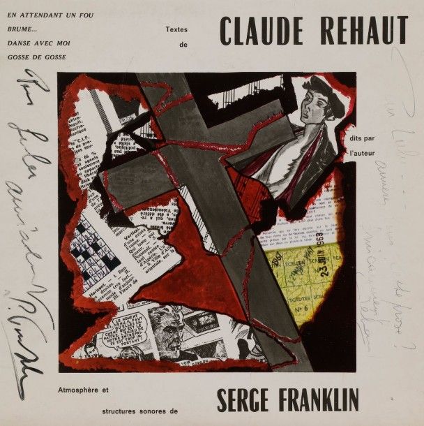 SERGE FRANKLIN / CLAUDE REHAUT

25 cm «En Attendant un Fou»
Label Monde Melody MM 3311 Éditions France, 1968 + Un 45 T
Pochettes avec dédicaces et signatures
VG++