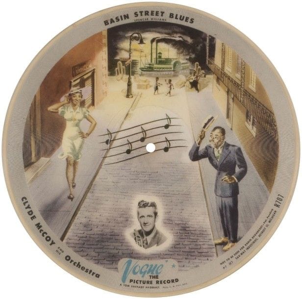 CLYDE McCOY

78 T Picture disque VOGUE R 707 «Basin Street Blues»
VG+