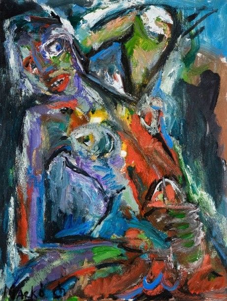 Charles MARKO [hongrois] (né en 1960)
Nu
Acrylique sur toile.
Signée en bas à gauche.
80 x 60 cm