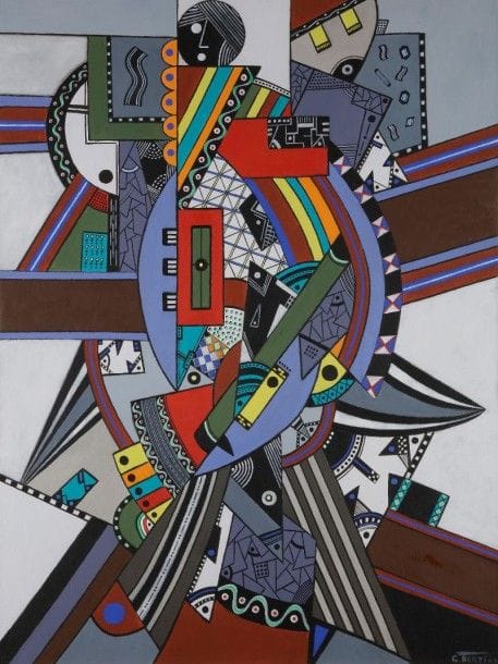 Georges TERZIAN (né en 1939)
La Famille
Huile sur toile.
Signée en bas à droite.
130 x 97 cm