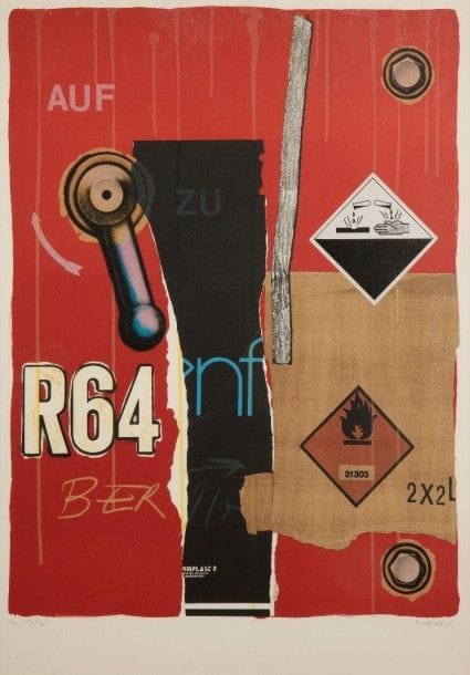 Peter KLASEN [allemand] (né en 1935)
R64
Lithographie.
Signée et numérotée sur 30
73 x 53 cm