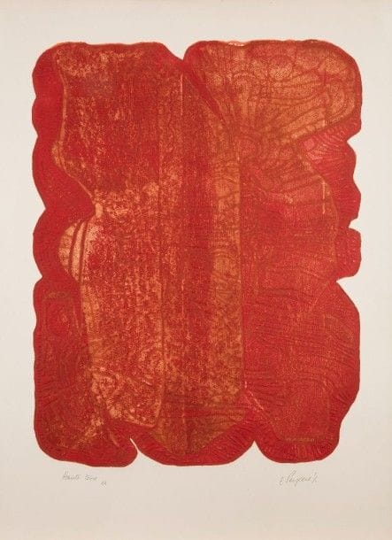 Enrique PEYCERE [argentin] (1927-1988)
Hauteur terre
Gravure sur métal découpé.
Signée, titrée et annotée E.A.
60 x 46 cm