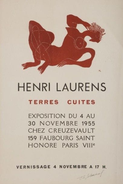 Théo SCHMIED (1911-1985)
Vase au bouquet
Lithographie.
Signée et justifiée sur 18 en bas à droite.
Traces d’humidité sur le côté droit.
On y joint une affiche d’exposition de terres-cuites d’Henri Laurens à la galerie Creuzevault en 1955 signée par Théo Schmied.
40 x 30 cm
