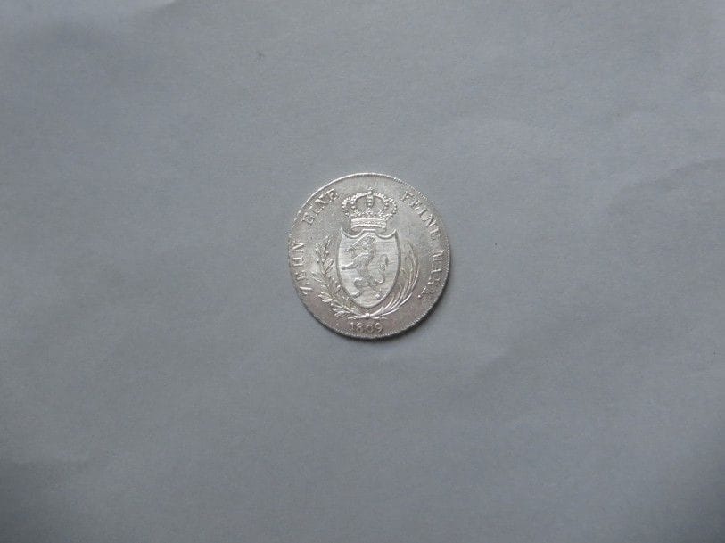 Allemagne. Grand-Duché de Hess-Darmstadt. Louis Ier (1806-1830) {CR}Thaler en argent (1809). KM 277. SUP.
FRAIS DE VENTE : 8% HT