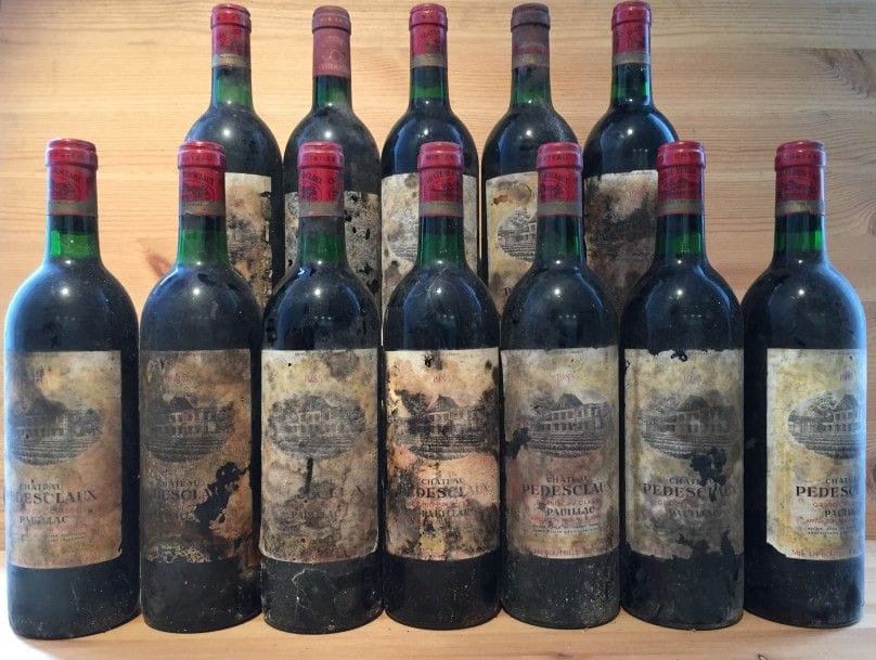 12 B, CHÂTEAU PEDESCLAUX (3 T.L.B; e.t.h. à e.q.i.), GCC5 Pauillac, 1985