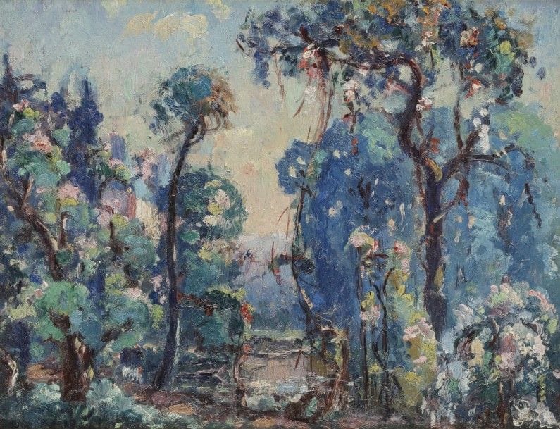 Emmanuel de la VILLÉON (1858-1944)
Fantaisie, 1917
Huile sur panneau.
Signée en bas à gauche.
27 x 35 cm

Provenance : 
Descendance de l’artiste
L’œuvre est référencée dans le Catalogue Raisonné de l’artiste sous le numéro 1245.