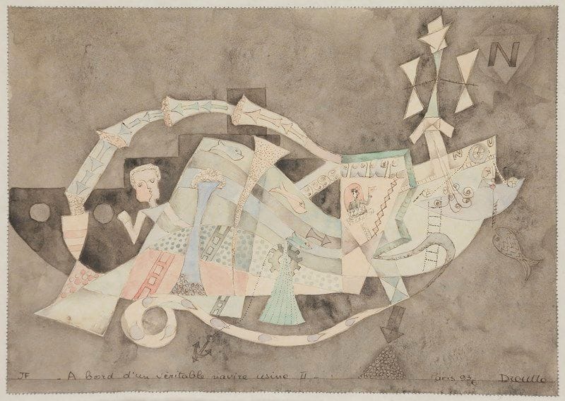 Jean LAMBERT-RUCKI - François DREULLE - Lucien COUTAUD - CHIMOT - Edgar STOEBEL - P. M. CHEVALIER - 
Nu - Personnages - Animaux et divers
7 dessins dans un même montage.
Signés.
Formats divers.