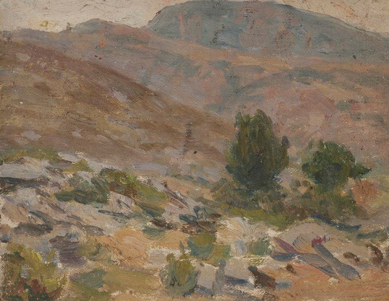 Henry SÉNÉ (1889-1961)
Paysages de montagne
4 huiles sur panneau et carton.
Non signées.
(Légers manques).
Environ 14 x 18 cm chaque
