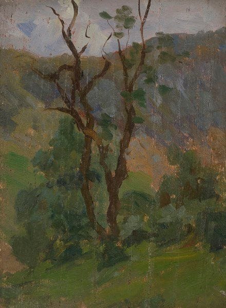Henry SÉNÉ (1889-1961)
Arbre - Village - Forêt sous un ciel gris
3 huiles sur panneau ou carton toilé.
Non signées.
18 x 13 cm, 17.5 x 14 cm et 13.5 x 18 cm