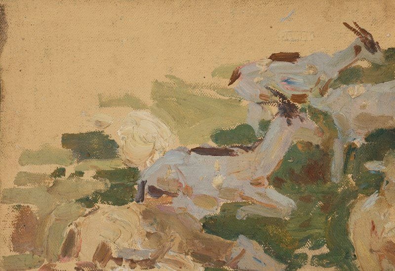 Henry SÉNÉ (1889-1961)
Paysages - Chèvres
3 huiles sur toile ou panneau.
2 signées.
Environ 13 x 18 cm chaque