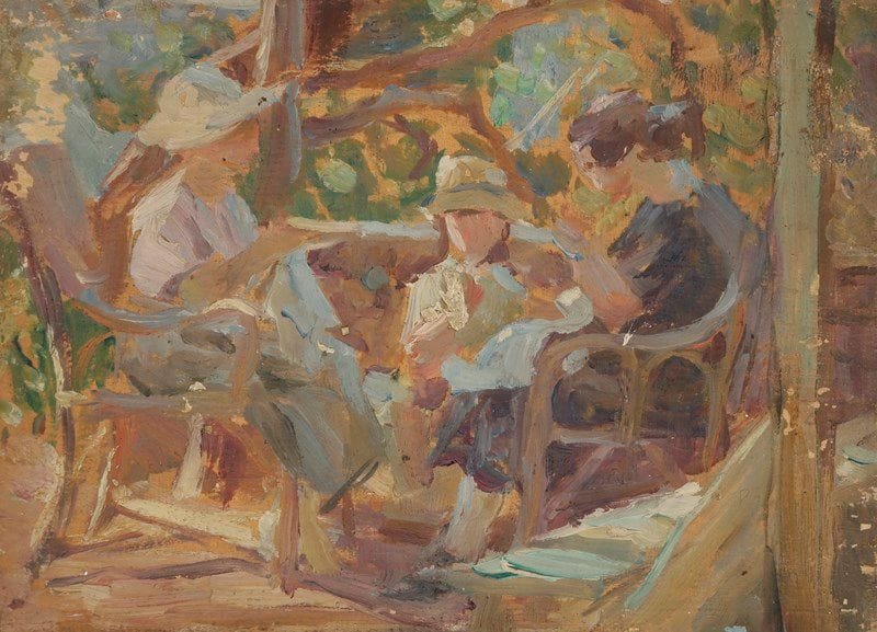 Henry SÉNÉ (1889-1961)
Femme nue au chapeau - La discussion
2 huiles sur panneau.
Non signées.
18 x 13 cm chaque
