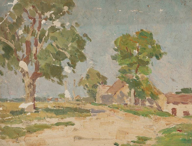 Henry SÉNÉ (1889-1961)
Paysages
3 huiles sur papier.
Non signées.
(Accidents).
Environ 13 x 18 cm chaque