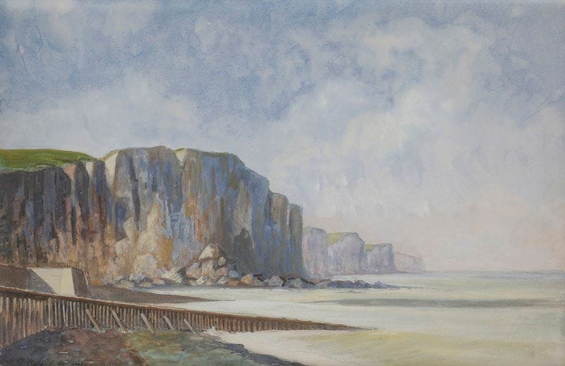 Georges-Henri TRIBOUT (1884-1962)
Bord de mer et falaises
Aquarelle.
Signée en bas à gauche.
29 x 44.5 cm