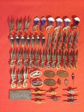 54 Insignes polonais dont 3 brevets para Kirkwood, banane Poland, Insignes de spécialité armée de l’air
