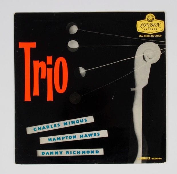 CHARLES MINGUS TRIO
33 T «Trio», Label London LTZ-J15129, édition U.K., 1958. Pochette signée par Danny Richmond.
Pochette et disque VG+ / VG++