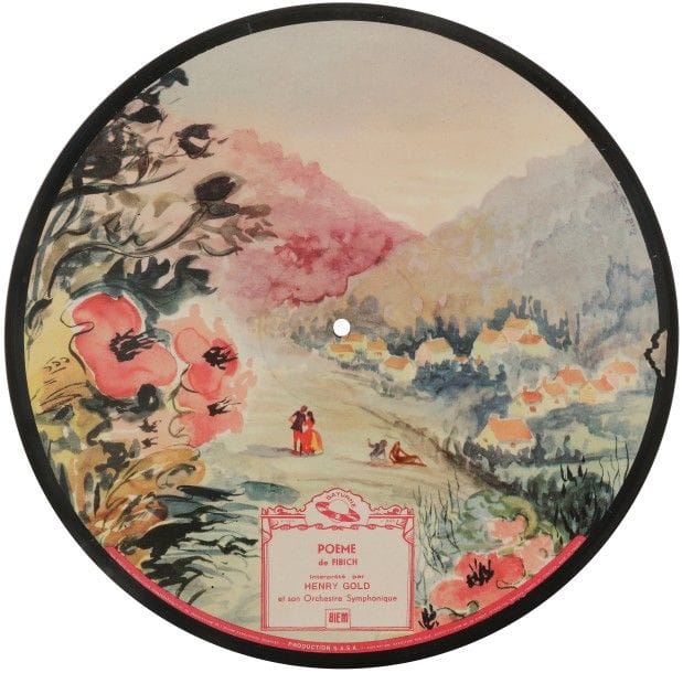 HENRY GOLD
78 T Picture Disque Saturne «Poème de Fibich».
VG