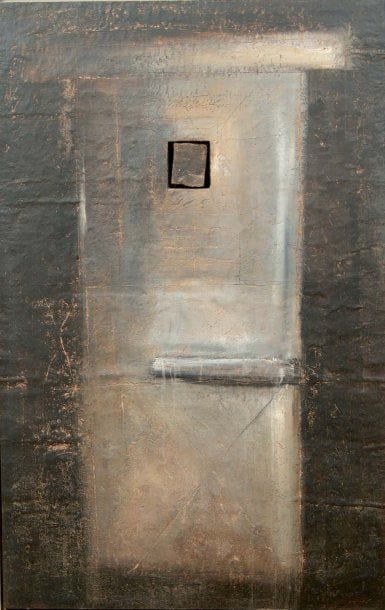 François-Edouard CANTE dit CANTE PACOS (né en 1946)
Sans titre Technique mixte sur panneau. Signée et datée 1989 en bas à droite. 117 x 74 cm