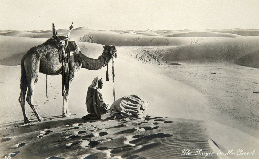 Rudolf Franz LEHNERT (1878-1948) et Ernest Heinrich LANDROCK (1878-1966)
Egypt, c. 1910. Désert. Pyramides. Sphinx. Memphis. Huit tirages argentiques postérieurs (c. 1920) sur papier carte postale, légendés en anglais dans l'image en bas. 9 x 14 cm avec les marges