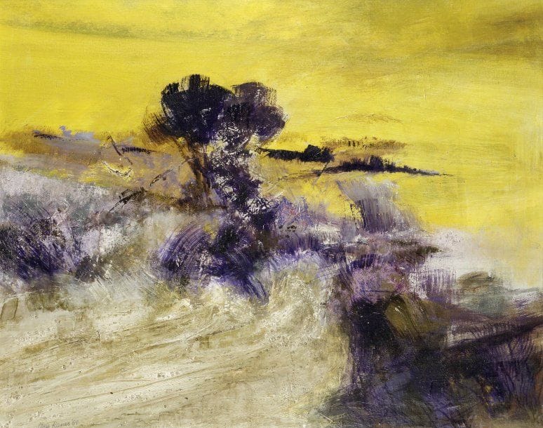 Christine RANES (1929-2002)
Paysage Huile sur toile, signée en bas et à gauche et datée 69. 59 x 74 cm.