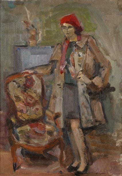 Zygmund SCHRETER (1896-1977)
Jeune femme au béret rouge Huile sur toile, signée du cachet en bas et à droite. 52 x 37 cm.