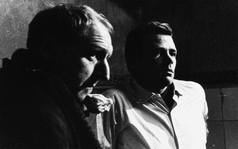 Tazio Secchiaroli (1925-1998)
Le désordre (Il disordine), 1962. De Franco Brusati, avec Renato Salvatori, George Wilson et Adriana Asti. Sept tirages argentiques d'époque. Tampon Roma's Press Photo / Tazio Secchiaroli aux versos. 30 x 20 cm.