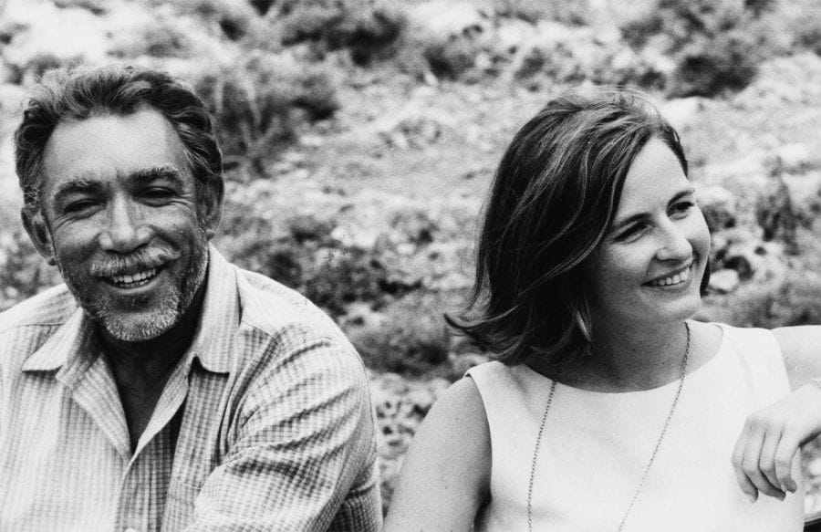 Alexis Zorbas (Zorba le Grec), 1964. De Mihalis Kakogiannis, avec Anthony Quinn et Pia Lindström. Cinq tirages argentiques d'époque et un contretype d'époque. Tampon Universal Photo aux versos. Formats : 24 x 18 et 30 x 20 cm.