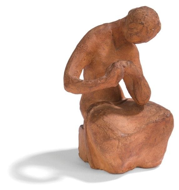Apelles FENOSA (1899-1988)
L’Oiseau, 1923
Terre cuite.
Signée au dos.
Hauteur : 14 cm

Provenance : 
Ancienne Collection André Level. Par descendance.

Exposition : 
Pruna Peintre, Fenosa Sculpteur, Galerie Percier, exposition du 1er au 22 mars 1924, Paris.

Bibliographie : 
- Raymond Cogniat, Apelles Fenosa, Ediciones Poligrafa, S.A., Barcelone, 1969, reproduit page 30. 
- Nicole Fenosa, Bertrand Tillier, Jean Pierre Changeur, Apelles Fenosa : catalogue raisonné de l’œuvre sculpté, Édition Flammarion, Paris, 2002, reproduit page109 sous le numéro 4.
