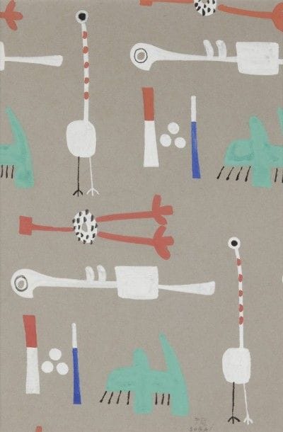 Kumi SUGAI [japonais] (1919-1996)
Échassier
Gouache.
Signée en bas à droite.
19 x 29 cm
