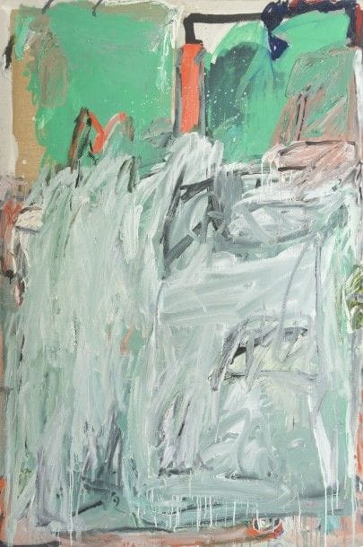 Michèle DESTARAC (née en 1943)
Vert et au delà, 1985
Huile sur toile.
Signée et datée en bas à droite.
Signée et datée au dos.
195 x 130 cm

Provenance : 
Galerie Ariel, Paris.
