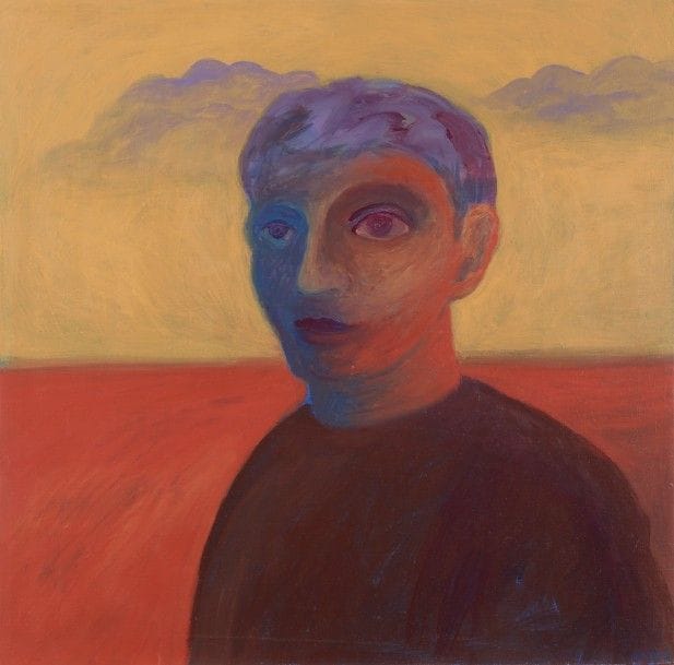 Gilles GUIAS (né en 1965)
Portrait d’homme, 2003
Huile sur toile.
Signée en bas à droite.
Signée et datée au dos.
50 x 50 cm
Provenance : 
Collection Georges Coppel, Paris.