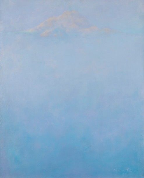 Agathe VAÏTO (1928-1973)
Ciel, 1967
Huile sur toile.
Signée et datée en bas à droite.
(Rentoilée).
92 x 73 cm
Provenance : 
Succession Jacques et Ester Topiol, ancienne galerie Jacquester, Paris.