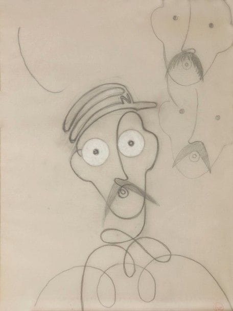[ŒNOLOGIE - NICOLAS VINS] Georges LEPAPE (1887-1971)
Trois études de visages pour le présentoir Nicolas, (1925).
Dessin au crayon et à la gouache.
Signé en bas à droite.
Cadre.
À vue : 32 x 25 cm