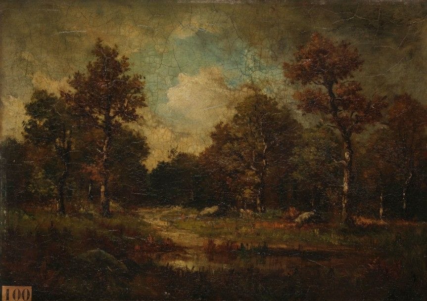 École FRANCAISE du XIXe siècle
Jeune fille dans son jardin
Toile
114 x 87 cm
