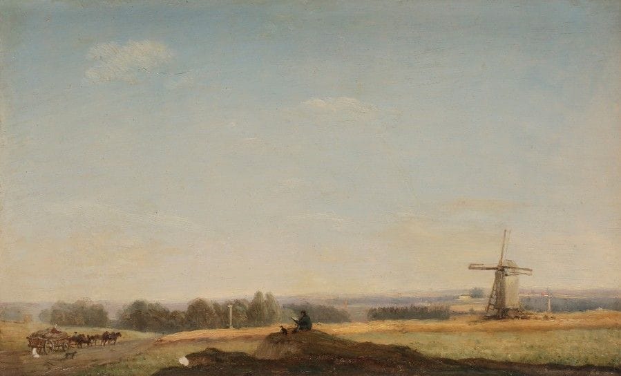 MICHEL GEORGES-MICHEL (Attribué à) (1883-1985)
L’usine et Paysage au moulin.
Deux huiles sur toile
22.5x34.cm et 20.5x33 cm
(petits manques de peinture et une pièce)

