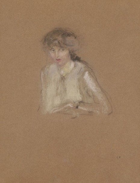 édouard VUILLARD (1868-1940)
Portrait de Madame Jean Bloch, vers 1927
Pastel sur papier.
Porte le timbre de l'atelier en bas à droite (Lugt 909c).
32,5 x 25 cm