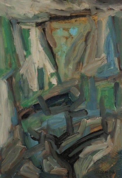 Jean-François OZENDA (1923-1976)
Personnage, 1959
Huile sur papier.
Signée et datée en bas à droite.
40.5 x 28 cm