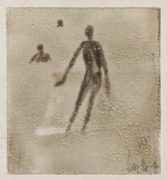 Lars BO (1924-1999)
Personnages, 1974
Gravure.
Signée et datée en bas à droite.
16 x 16 cm