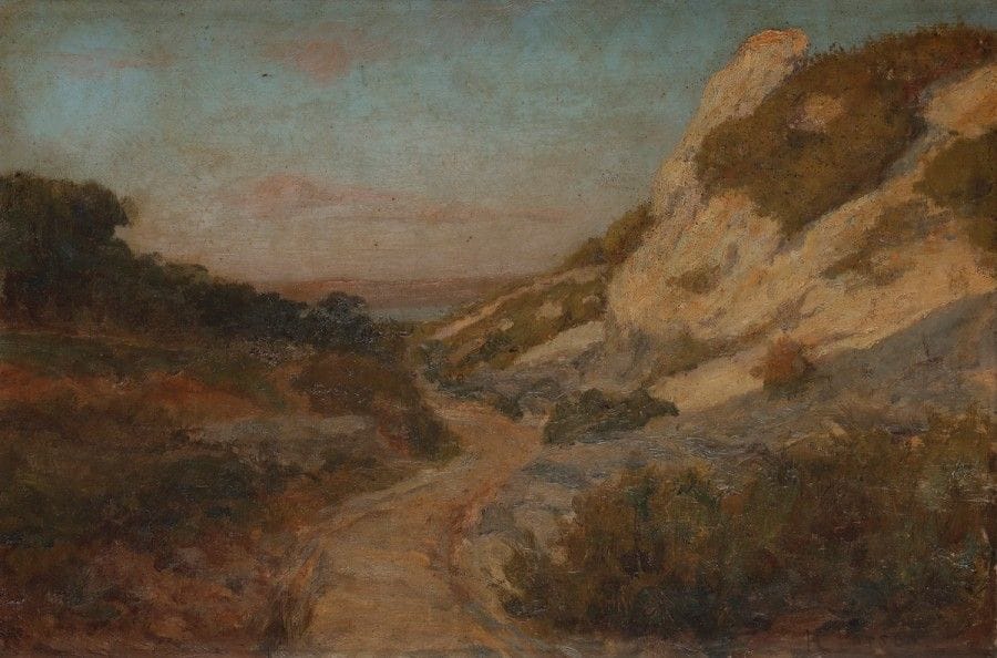 Henri PERSON (1876-1926)
Bord de mer en Provence
Huile sur toile.
Signée en bas à droite.
27 x 41 cm
Nous remercions Madame Bossard, petite fille de l’artiste, d’avoir confirmé l’authenticité de cette œuvre.