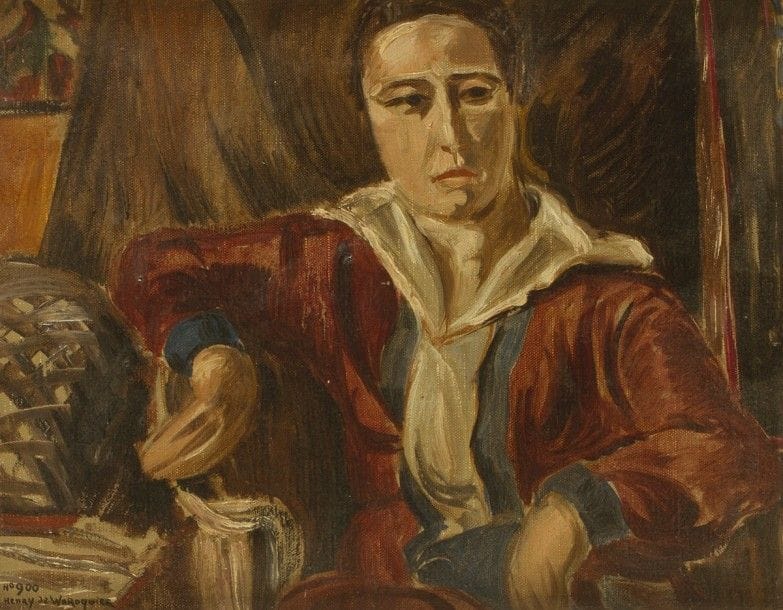 Henri de WAROQUIER (1881-1970)
Homme assis
Huile sur toile.
Signée et numérotée 900 en bas à gauche
Numéro et monogramme de l’artiste au dos.
27 x 35 cm