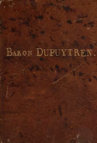 Guillaume DUPUYTREN (1777-1835) chirurgien. Carnet autographe, janvier-juin1830 ; Agenda ou Tablettes de poche (Paris, Chaulin), in-16, reliure d’éditeur basane brune mouchetée à grain long, avec son nom en lettres dorées sur le plat sup. Baron DUPUYTREN, gardes de moire pourpre à soufflet, gaines avec porte-mine et porte-plume métalliques, tranches dorées.
   Agenda de poche, très rempli, comportant deux jours par page. Dupuytren y a noté à l’encre brune ses rendez-vous : séances à l’Académie de médecine, à l’Institut, à la Faculté, à la Maison de santé, et les rendez-vous avec ses patients, parfois avec leur adresse ; on trouve souvent le nom du Baron de Rothschild, mais aussi le duc de Bordeaux, le prince et la princesse d’Eckmühl, la princesse de Berghes, l’ambassadeur d’Espagne, Mme de Barbentane, la comtesse Potocka, le Roi et la Reine de Naples, M. de Girardin, M. Perregaux, Mme de Montesquiou, etc. ; parfois, Dupuytren a noté en regard d’un nom une mention médicale : « hémorroïdes internes », « fistule », « petite tumeur au sein à enlever », « tumeur enkystée », « excision d’amygdales »… Quelques notes à la fin, avec dessin de jambes.
   On remarque dans le soufflet deux assignats de cinq livres : le Baron Dupuytren glissait toujours deux petits assignats dans ses agendas pour rappeler son origine modeste. 
