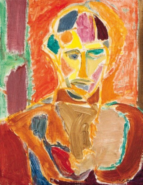 LUTKA PINK 1906 - 1998
Portrait d'homme, 1978 Huile sur toile. Signée en bas à droite et datée au dos. 51 x 40 cm