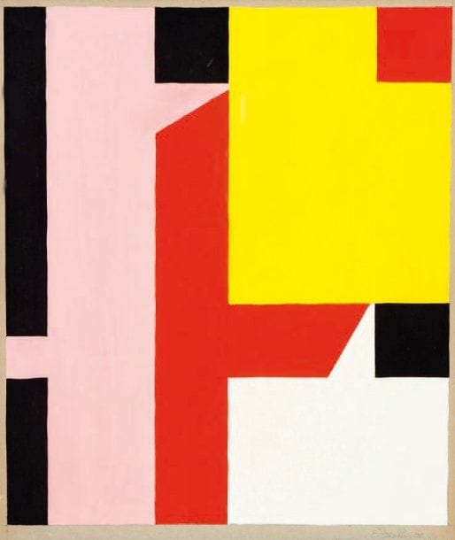 Etienne BEOTHY [hongrois] (1897-1961)
Carré rouge Carré noir, 1936 Gouache sur papier. Signée et datée en bas à droite. Monogrammée, datée et titrée au dos. 33 x 28 cm Un certifi cat de Madame Ayin Beothy sera remis à l'acquéreur.