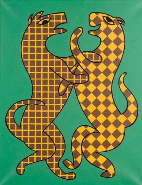 Victor VASARELY [hongrois] (1908-1997)
Vita, 1987 Peinture sur toile. Signée en bas au milieu, resignée et numérotée 3526 au dos. 73 x 57 cm Bibliographie : Figurera dans le catalogue raisonné de l'oeuvre de Victor Vasarely, actuellement en réparation par Michèle Vasarely.