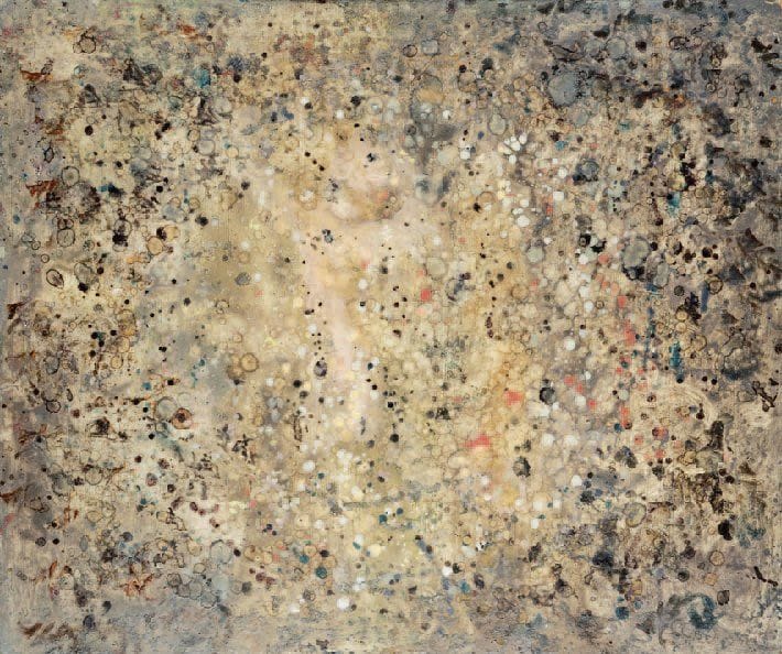 Camille CLAUS (1920-2005)
Tao te king, 1960 Huile sur panneau. Signée des initiales et datée 60 en bas à droite. Titrée et datée janvier 1960 au dos. 46.50 x 55 cm Bibliographie : Camille Claus par Raymond Creuze, Paris 1989, reproduit page 37.