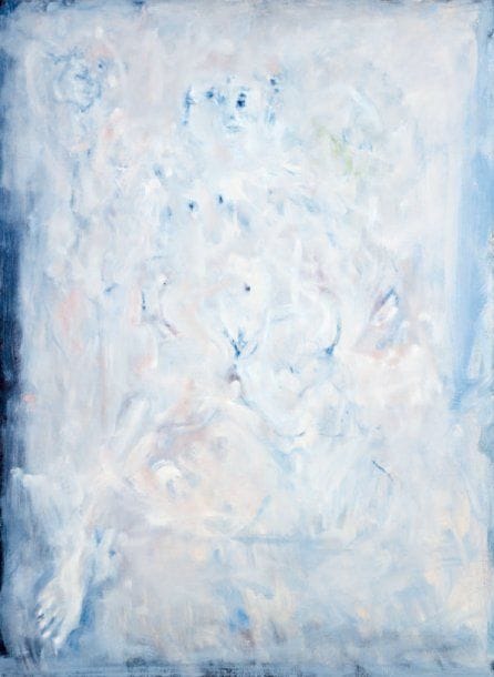 Robert LAPOUJADE (1921-1993)
Personnages sur fond bleu Huile sur toile. Non signée. 81 x 60.50 cm Provenance : Atelier de l'artiste.