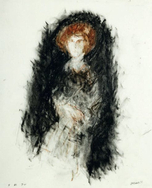 Zoran MUSIC [italien] (1909-2005)
Femme rousse, 1990 Pastel et fusain. Signé en bas à droite et daté 4.VII.90 en bas à gauche. 38 x 30 cm Provenance : Succession M.